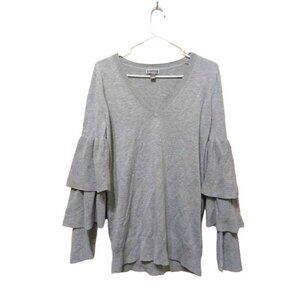 Chelsea28 Bell sleeve gray sweater Nordstrom size m